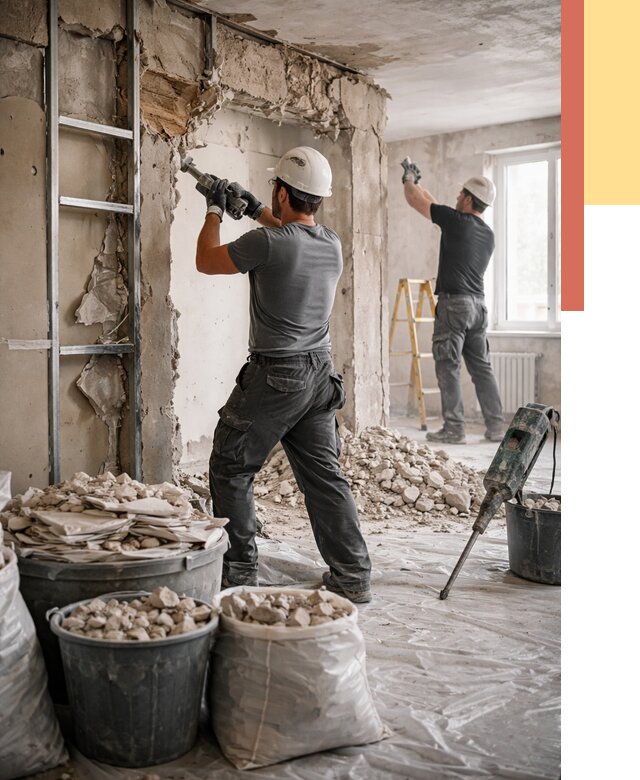 Демонтажные работы в находке от 2785 руб. — услуги и цена под ключ | ОТДЕЛОЧНИК-Нхд