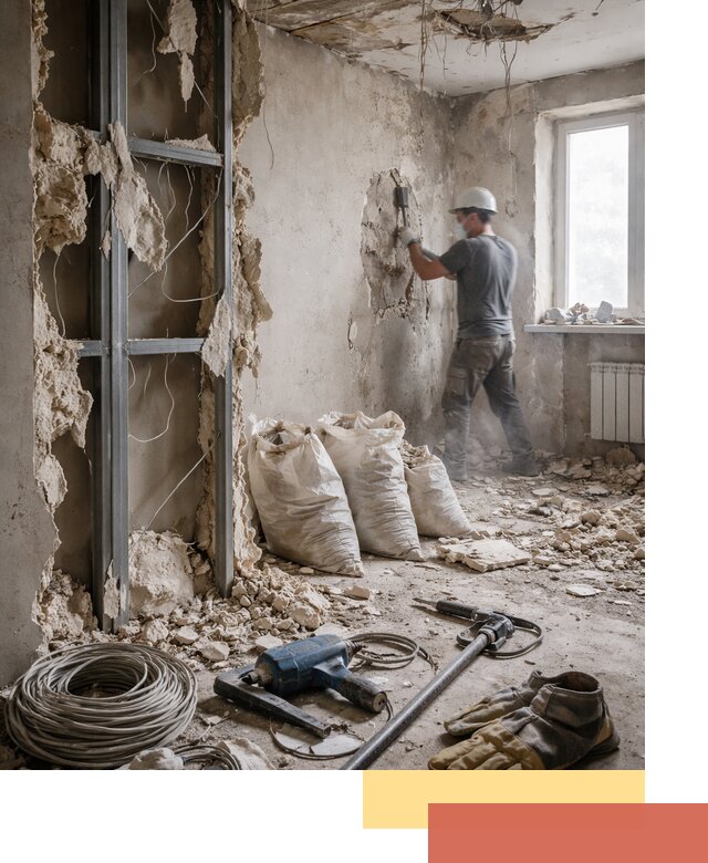 Профессиональный демонтаж зданий и конструкций в находке