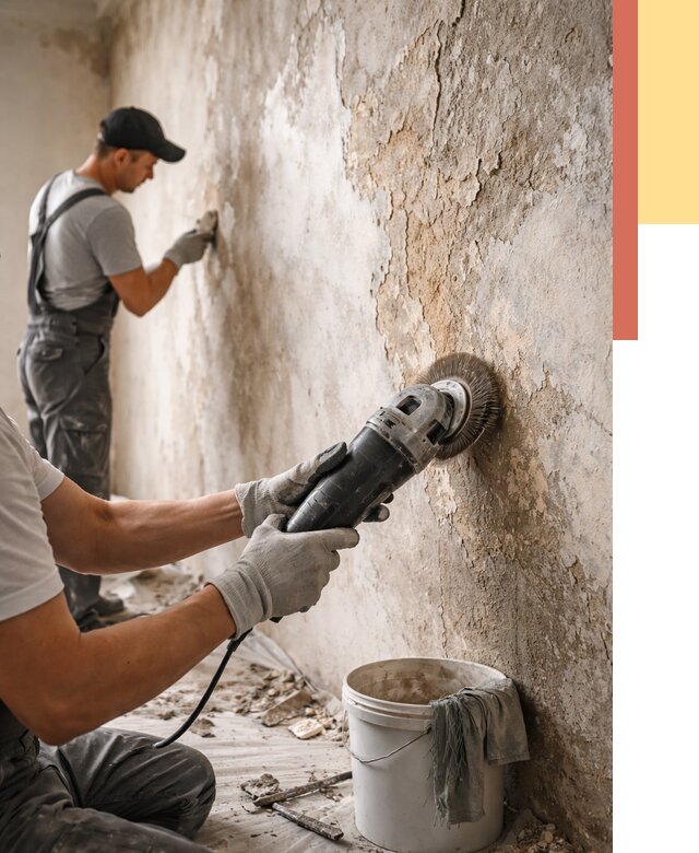 Снятие и удаление краски со стен в находке от 2166 руб. — ОТДЕЛОЧНИК-Нхд