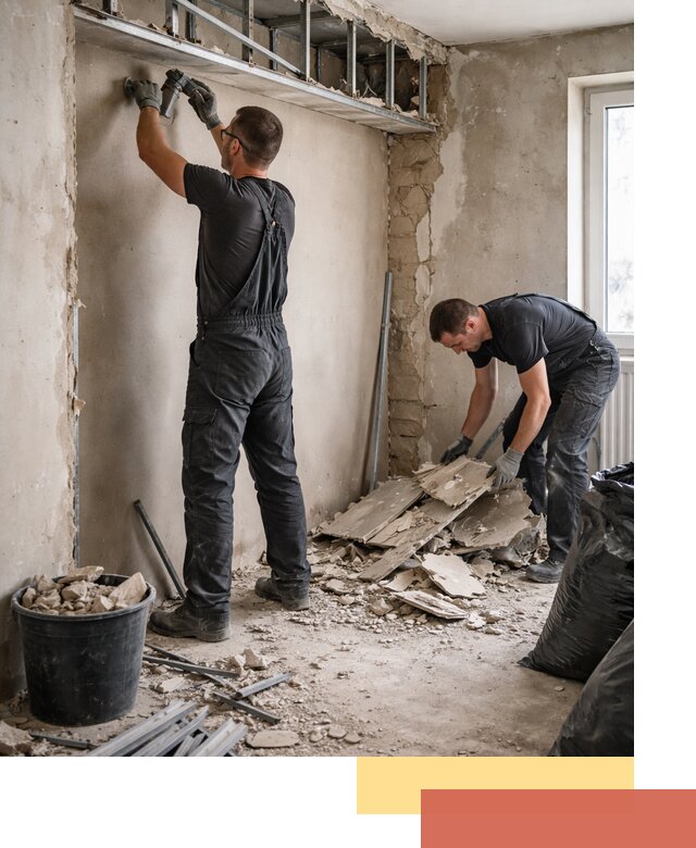 Демонтаж короба из гипсокартона в находке быстро и аккуратно