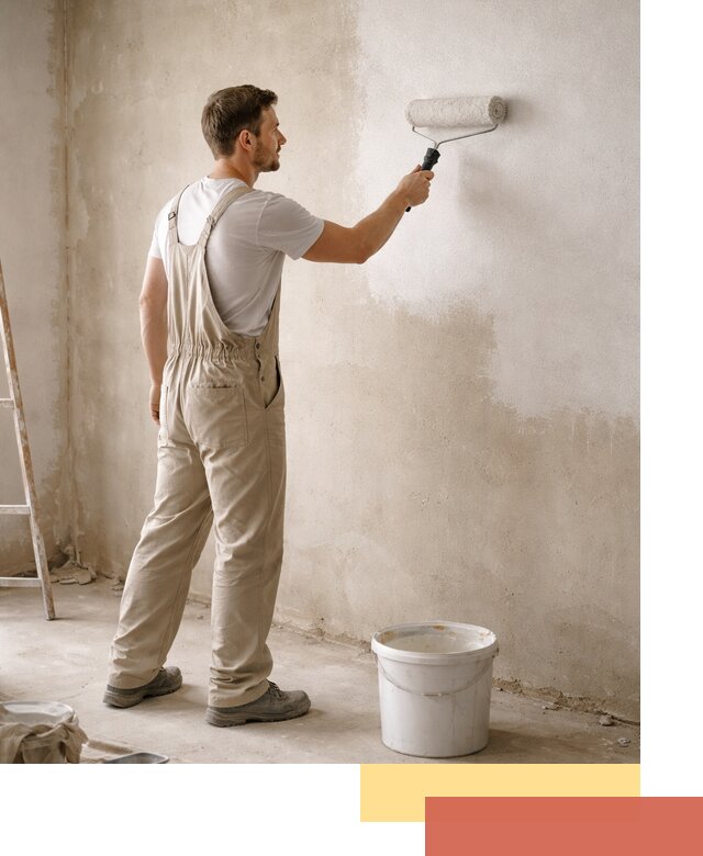 Грунтовка стен под отделку в находке профессиональным раствором