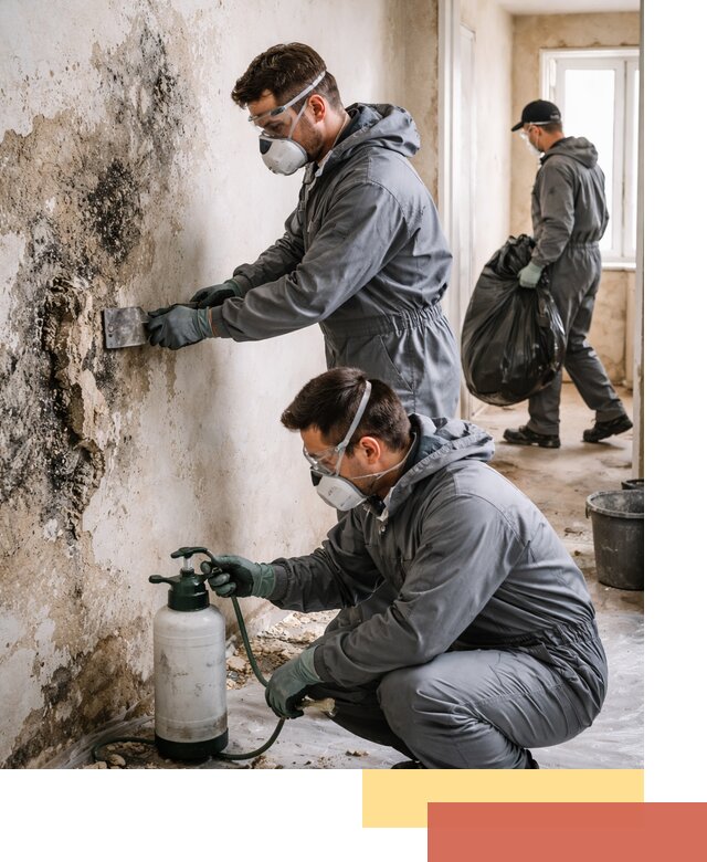 Удаление плесени со стен профессионально в находке