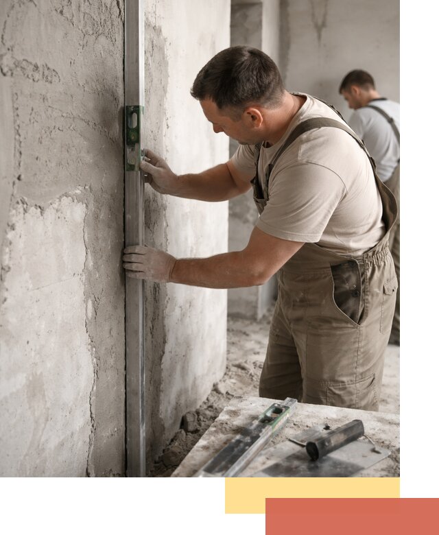 Установка штукатурных маяков в находке с гарантией качества