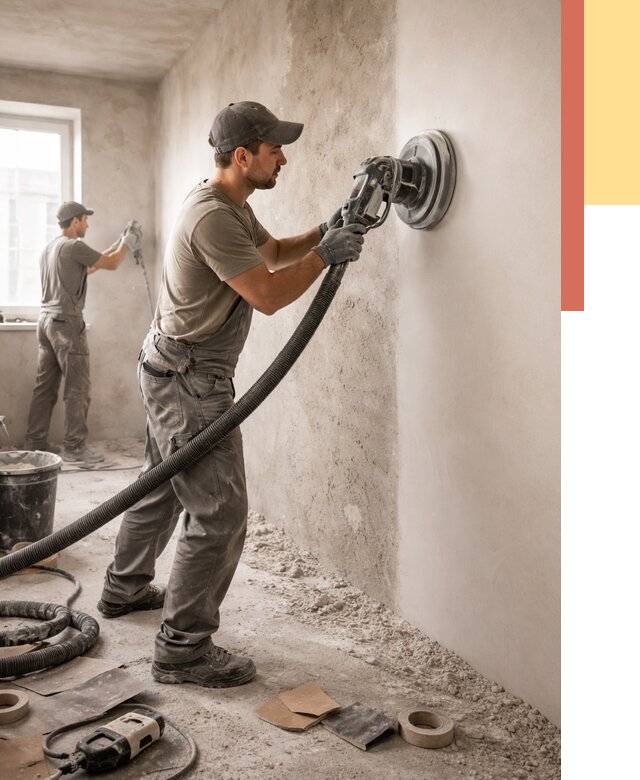 Шлифовка стен в находке от 1238 руб/м2 — быстро и недорого | ОТДЕЛОЧНИК-Нхд