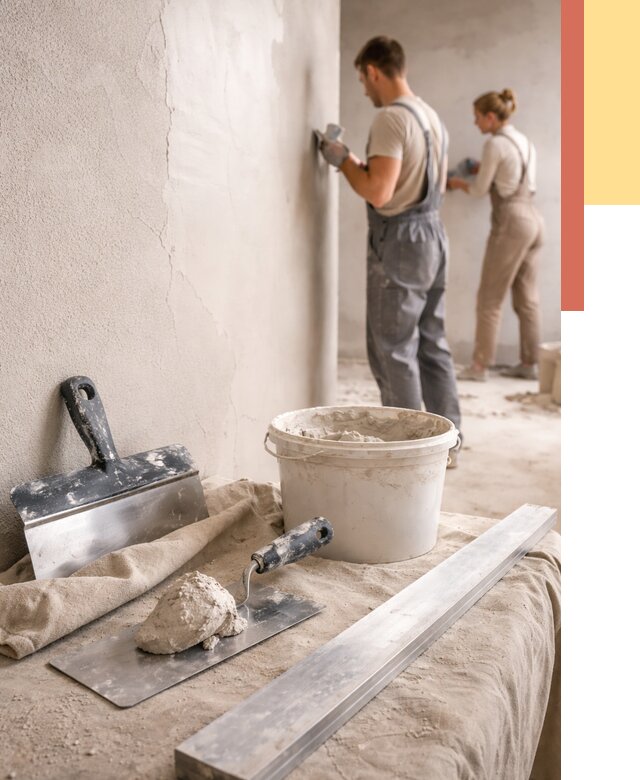 Штукатурка стен гипсовая в находке от 4642 руб/м2 — быстро и недорого | ОТДЕЛОЧНИК-Нхд