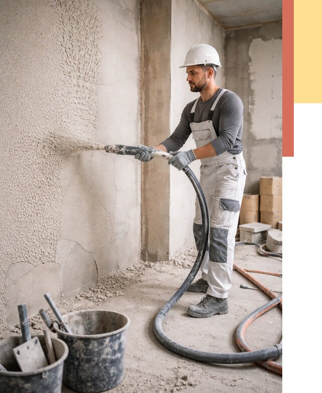 Машинная штукатурка стен в находке под ключ от 6705 руб./м2 | ОТДЕЛОЧНИК-Нхд