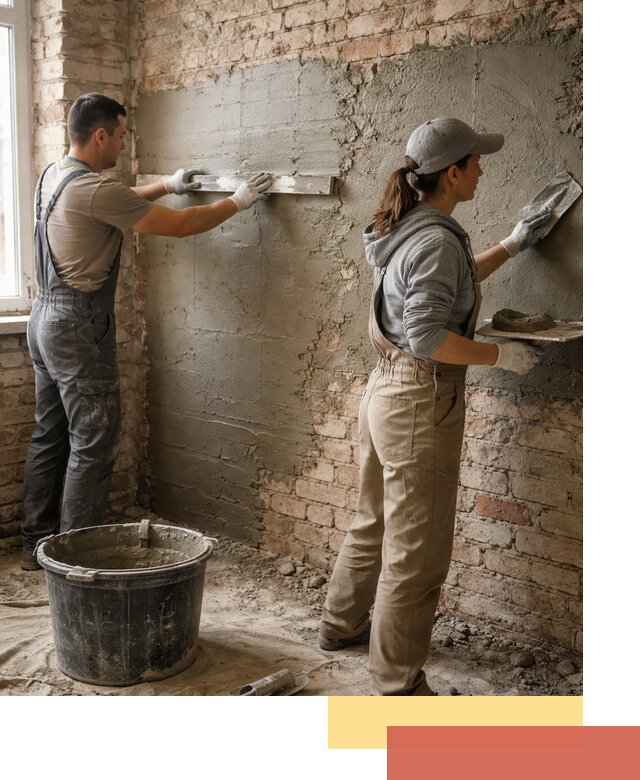 Штукатурка кирпичных стен в находке — качественно и надежно