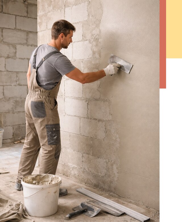 Штукатурка стен из газобетона в находке от 2166 руб./м2 — быстро и недорого | ОТДЕЛОЧНИК-Нхд