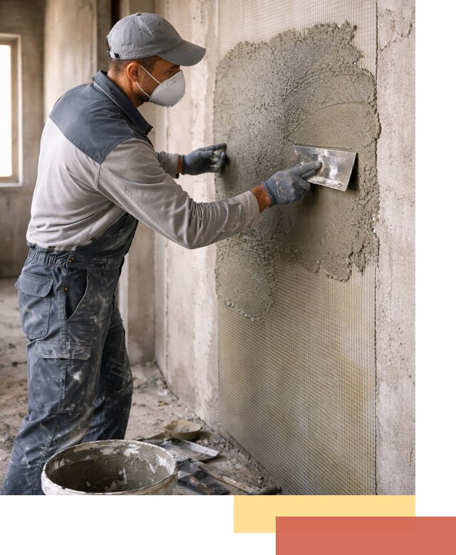 Штукатурка стен по сетке в находке под ключ качественно и быстро