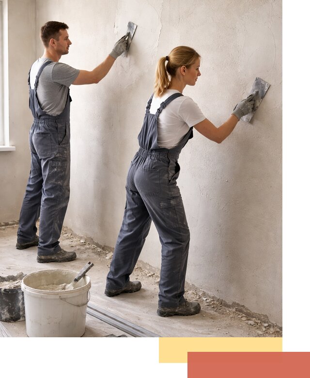 Штукатурка стен под обои в находке профессионально и быстро