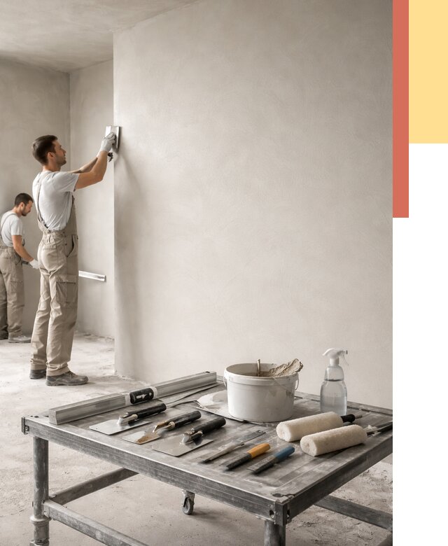 Штукатурка стен под покраску в находке от 4642 руб./м² — качественно и недорого | ОТДЕЛОЧНИК-Нхд