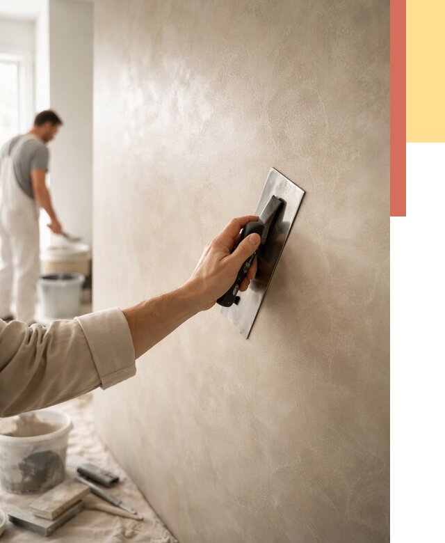 Венецианская штукатурка в находке от 3610 руб/м² — нанесение стен под ключ | ОТДЕЛОЧНИК-Нхд