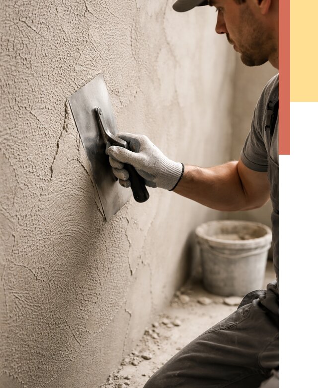 Структурная штукатурка стен в находке от 4642 руб. под ключ | ОТДЕЛОЧНИК-Нхд