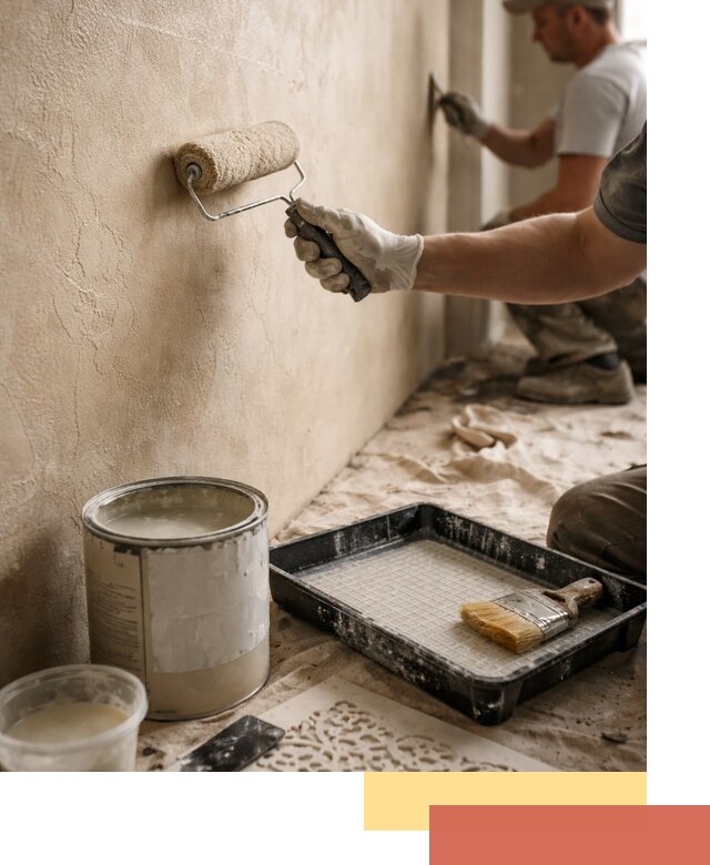 Лессирующая краска для декоративной отделки в находке