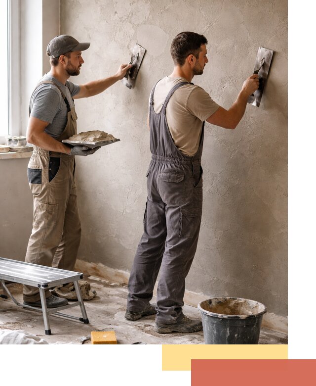 Ремонт декоративной штукатурки и восстановление фактуры в находке