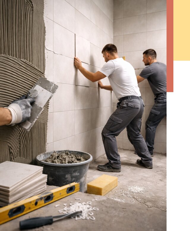 Укладка плитки на стены в находке от 877 руб. — качественно и недорого | ОТДЕЛОЧНИК-Нхд