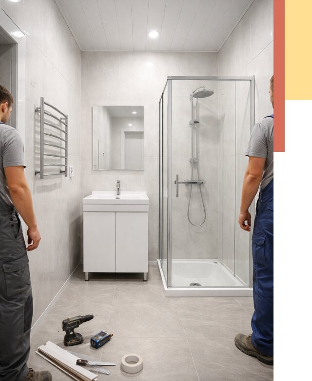 Отделка ванной комнаты панелями ПВХ в находке от 4642 руб. за м2 | ОТДЕЛОЧНИК-Нхд