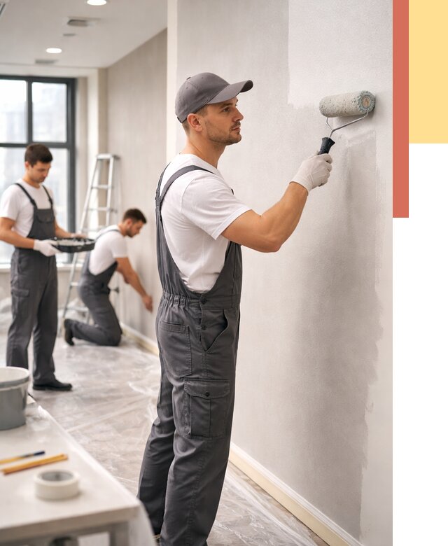 Покраска стен в офисе в находке от 8768 руб. — быстро и недорого | ОТДЕЛОЧНИК-Нхд