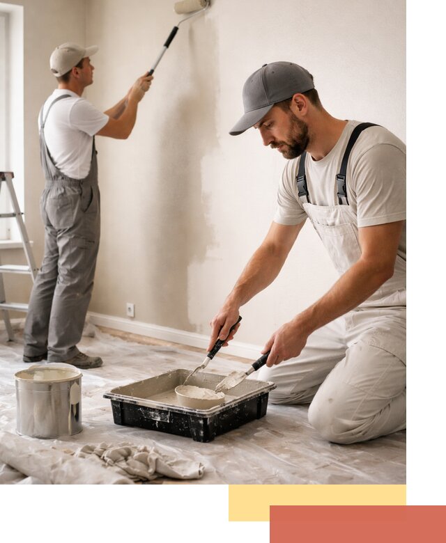 Покраска стен в квартире в находке — профессионально и аккуратно