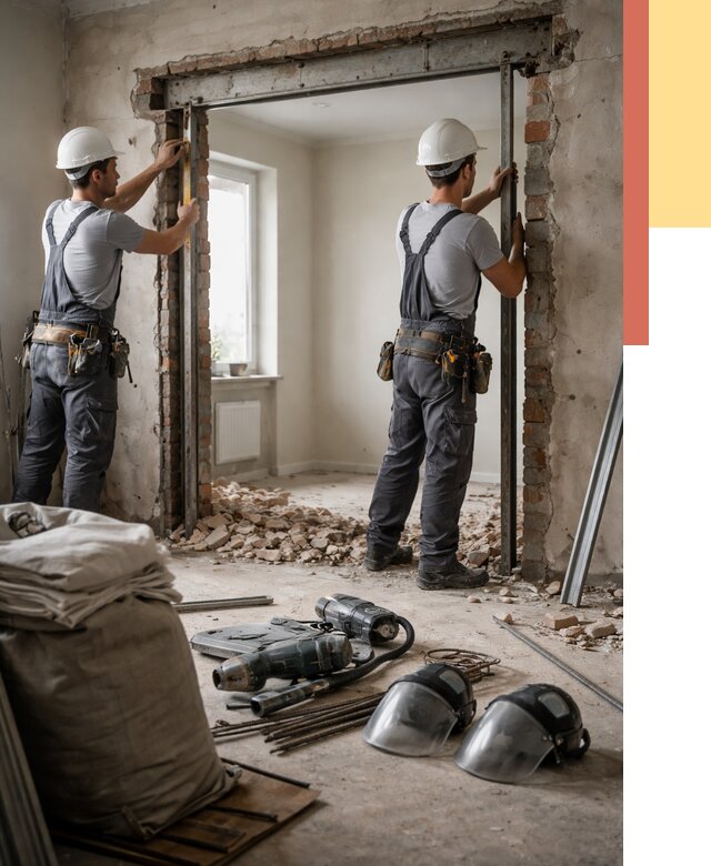 Расширение дверного проема в находке от 12894 руб. под ключ | ОТДЕЛОЧНИК-Нхд