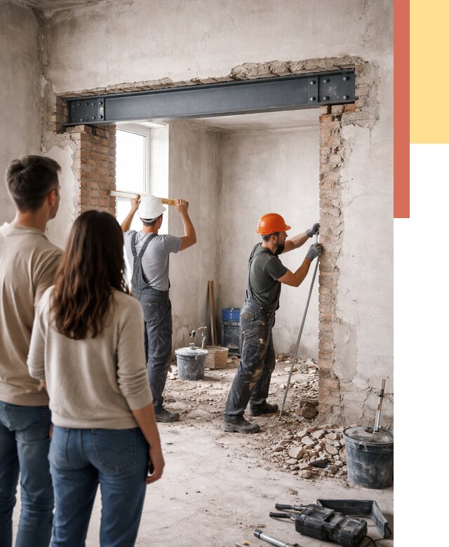 Усиление проема в стене в находке от 9799 руб. — усиление дверного проема металлоконструкцией | ОТДЕЛОЧНИК-Нхд