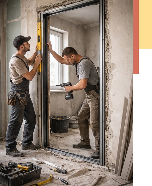 Закладка дверного проема в находке от 3610 руб. — быстро и недорого | ОТДЕЛОЧНИК-Нхд