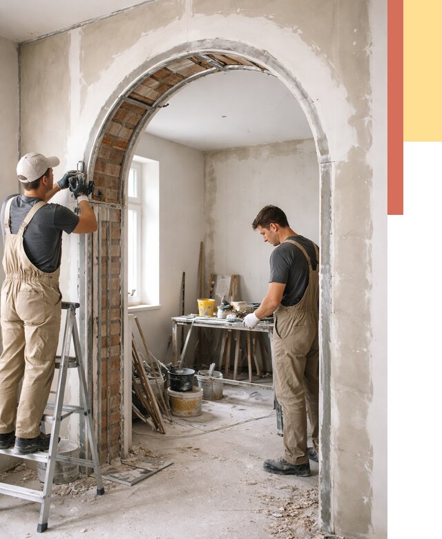 Устройство арочного проема в находке от 9799 руб. под ключ — быстро и недорого | ОТДЕЛОЧНИК-Нхд