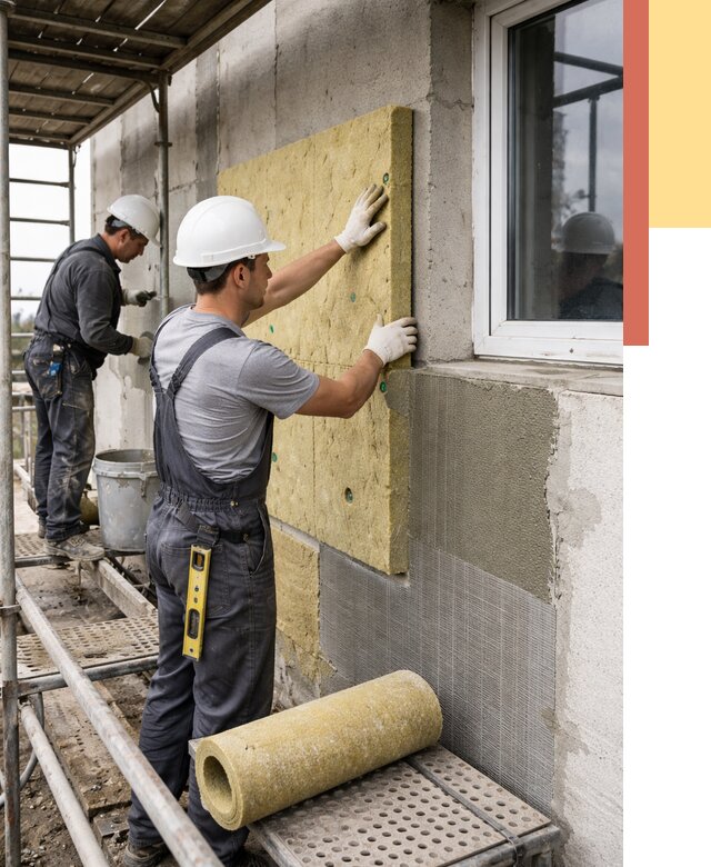 Утепление стен в находке от 4435 руб. под ключ — быстро и недорого | ОТДЕЛОЧНИК-Нхд