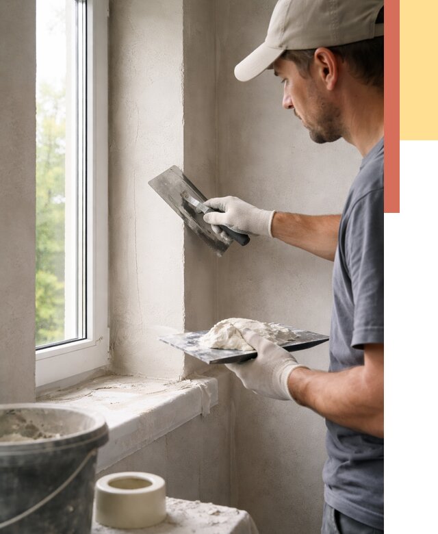 Штукатурка откосов в находке от 4642 руб/м² — услуги и выравнивание под ключ | ОТДЕЛОЧНИК-Нхд