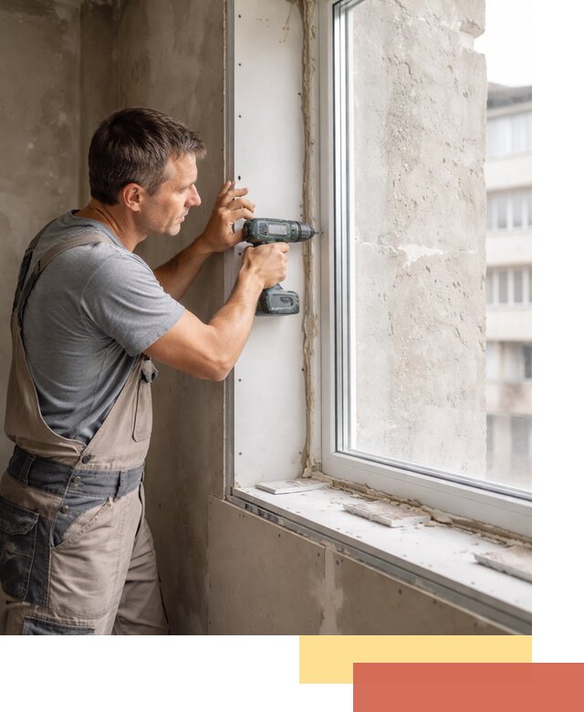 Монтаж гипсокартонных откосов в находке под ключ