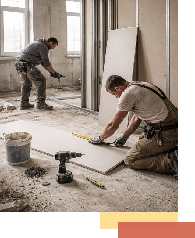 Кладка перегородок из ПГП под ключ в находке