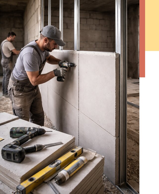 Кладка влагостойких перегородок ПГП в находке от 1238 руб. под ключ | ОТДЕЛОЧНИК-Нхд