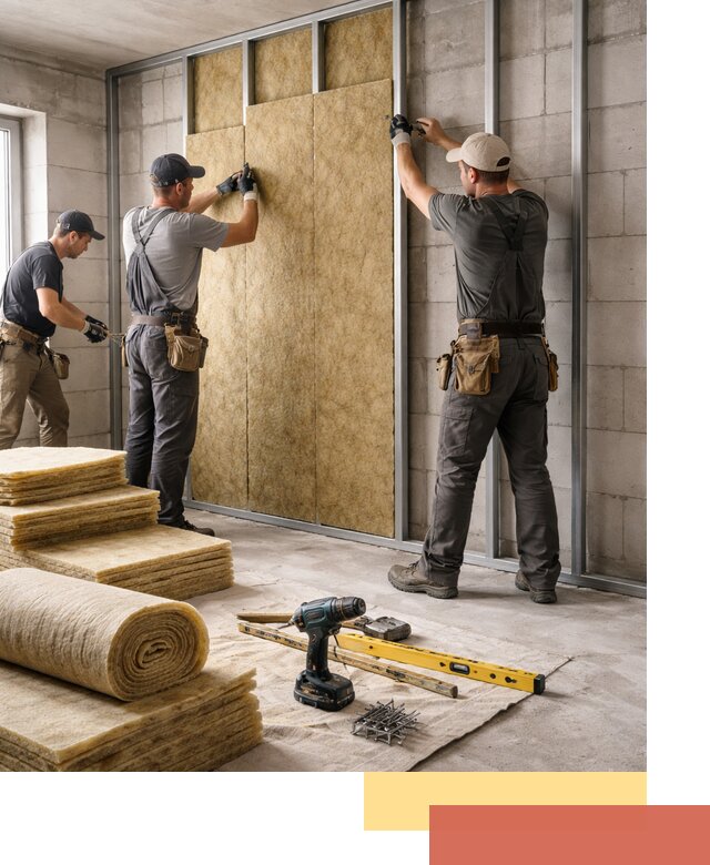 Шумоизоляция перегородок из блоков в находке — монтаж и защита шумоизоляцией