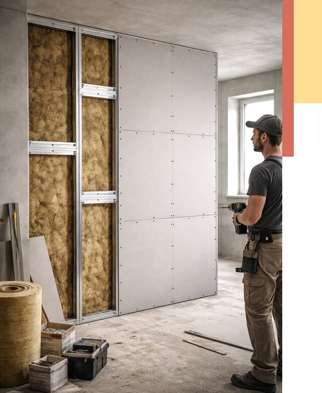 Усиленная перегородка под навеску в находке от 13203 руб. — монтаж под ключ | ОТДЕЛОЧНИК-Нхд