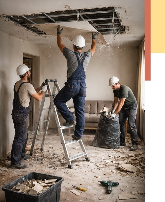 Демонтаж гипсокартонного потолка в находке от 433 руб. за м2 — ОТДЕЛОЧНИК-Нхд