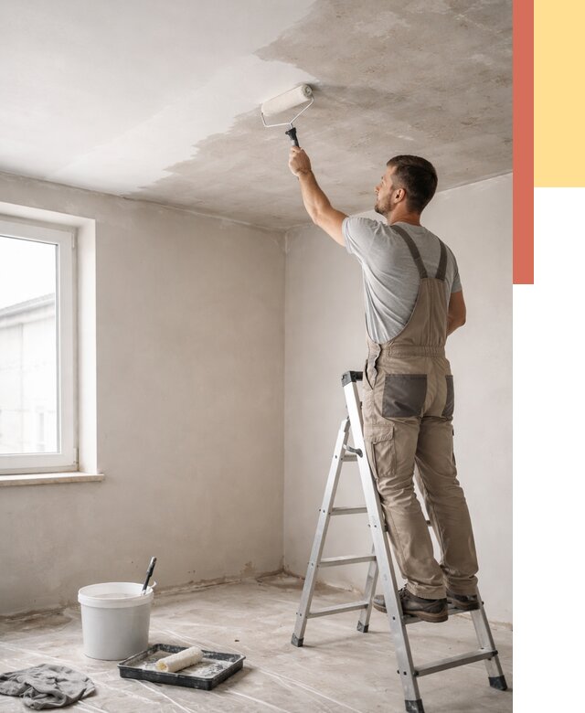 Грунтовка потолка в находке от 2579 руб. — быстро и недорого | ОТДЕЛОЧНИК-Нхд