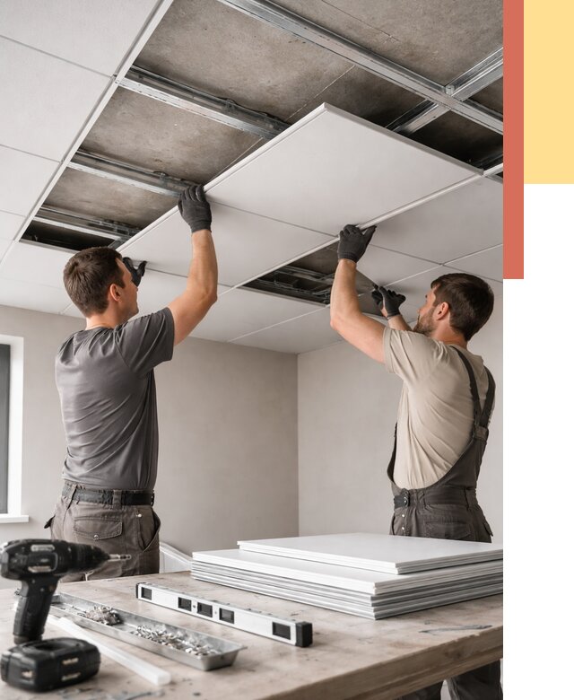 Монтаж кассетного потолка в находке от 4642 руб/м2 — установка и сборка | ОТДЕЛОЧНИК-Нхд