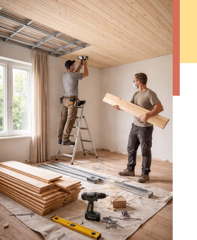 Монтаж потолка из вагонки в находке от 6705 руб. | Быстро и недорого — ОТДЕЛОЧНИК-Нхд