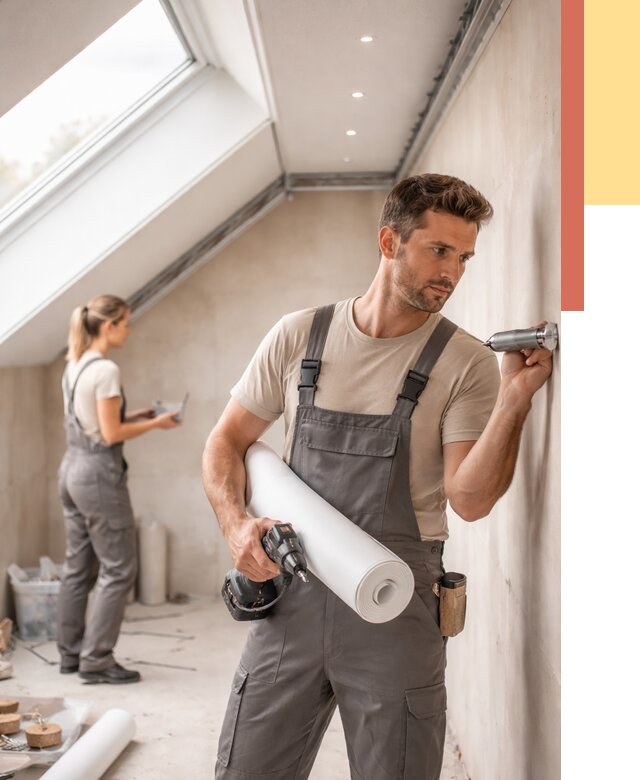 Монтаж натяжного потолка на мансарде в находке от 3610 руб. | ОТДЕЛОЧНИК-Нхд