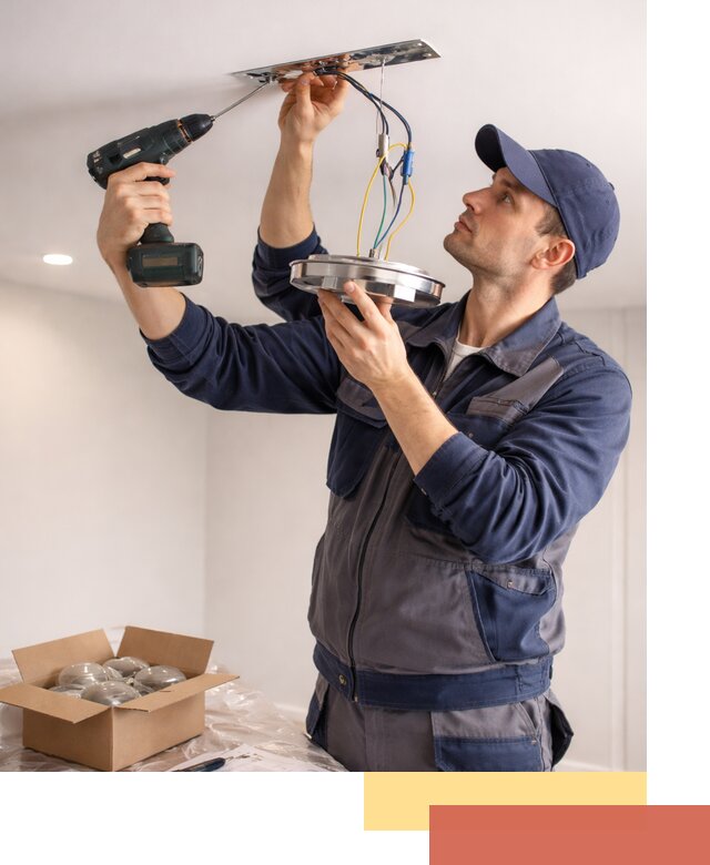 Установка люстры в натяжной потолок в находке