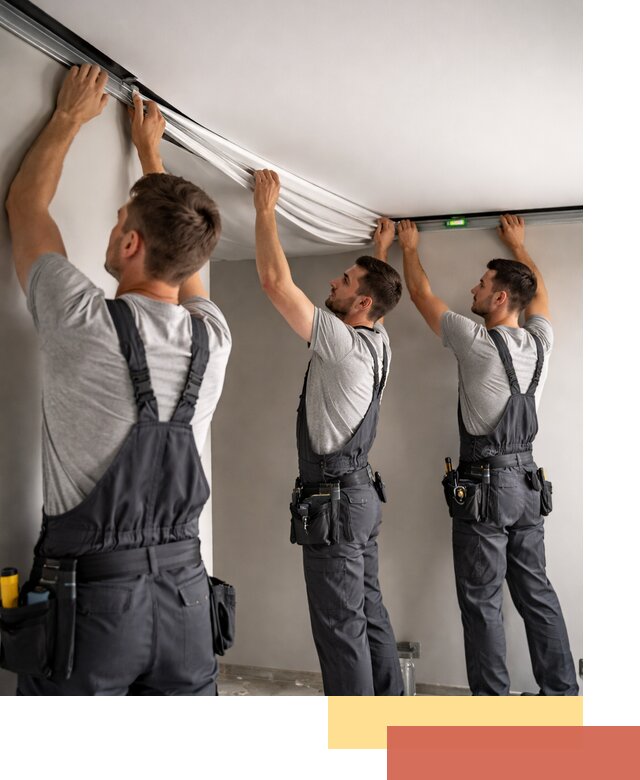 Теневые натяжные потолки в находке: монтаж и отделка быстро и качественно