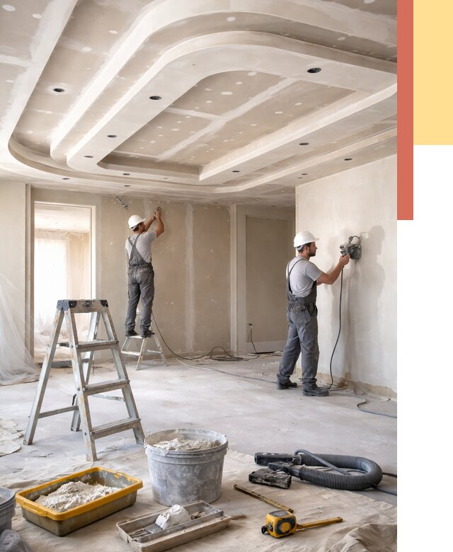 Многоуровневый потолок из гипсокартона в находке от 774 руб. под ключ | ОТДЕЛОЧНИК-Нхд