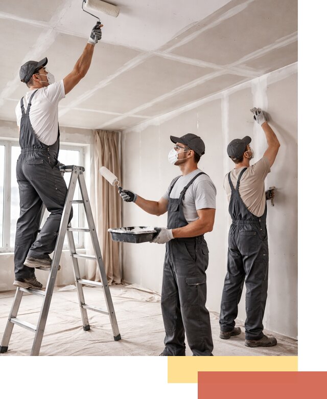 Покраска потолка из гипсокартона в находке качественно и недорого