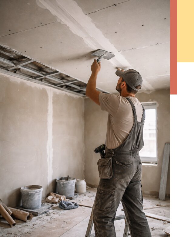 Ремонт потолка из гипсокартона в находке от 670 руб./м² — быстро и недорого | ОТДЕЛОЧНИК-Нхд