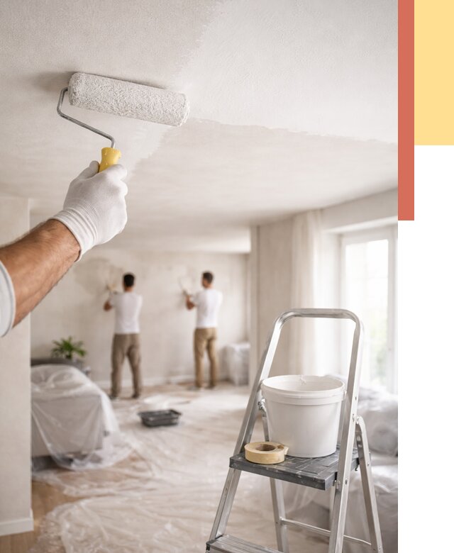 Покраска потолка акриловой краской в находке от 2579 руб. | ОТДЕЛОЧНИК-Нхд