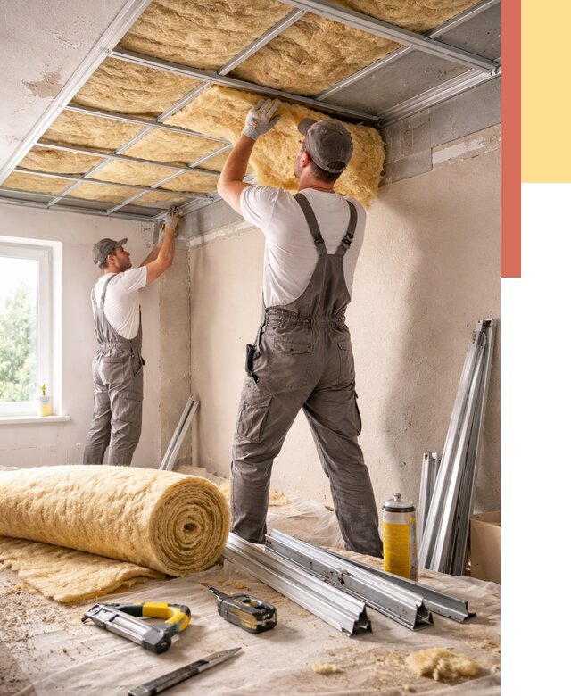 Утепление потолка в находке от 7427 руб/м2 — недорого, быстро, под ключ | ОТДЕЛОЧНИК-Нхд