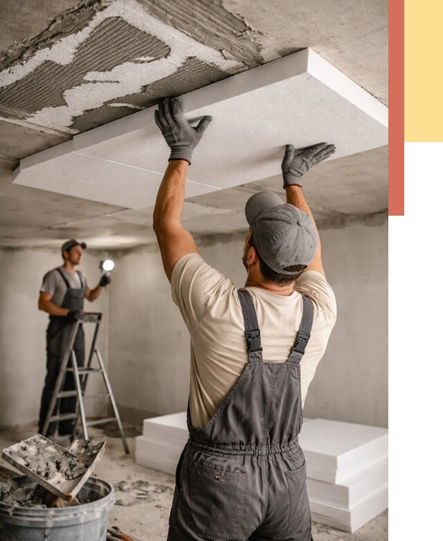 Утепление потолка пенопластом в находке от 4642 руб/м2 — недорого и быстро | ОТДЕЛОЧНИК-Нхд