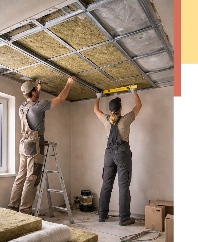 Шумоизоляция потолка в находке от 1289 руб. под ключ — услуги ОТДЕЛОЧНИК-Нхд